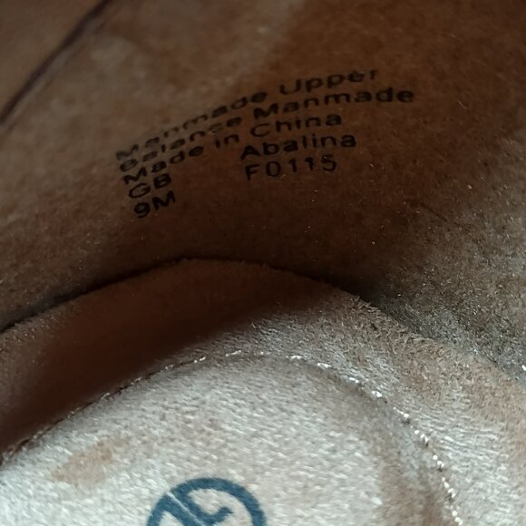 Giani Bernini Abalina Brown Cognac Faux Leather Stacked Heel Booties Women US 9M - Picture 13 of 14